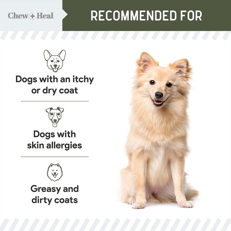 Chew + Heal Wild Icelandic Cod Liver Oil For Dogs 473ml