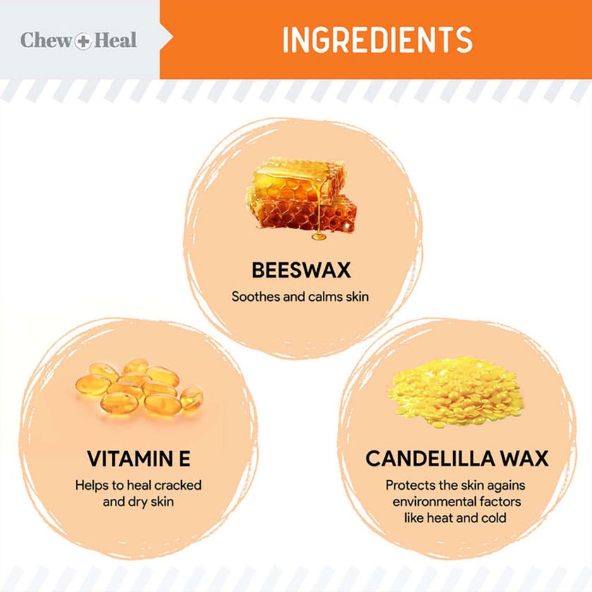Chew + Heal Paw Soothing Balm For Dogs 57g