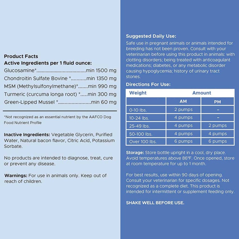 Chew + Heal Advanced Mobility Support Oral Liquid For Senior Dogs 473ml
