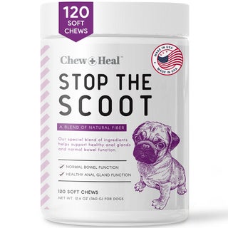 Chew + Heal Stop The Scoot Soft Chews For Dogs, Pack of 120's
