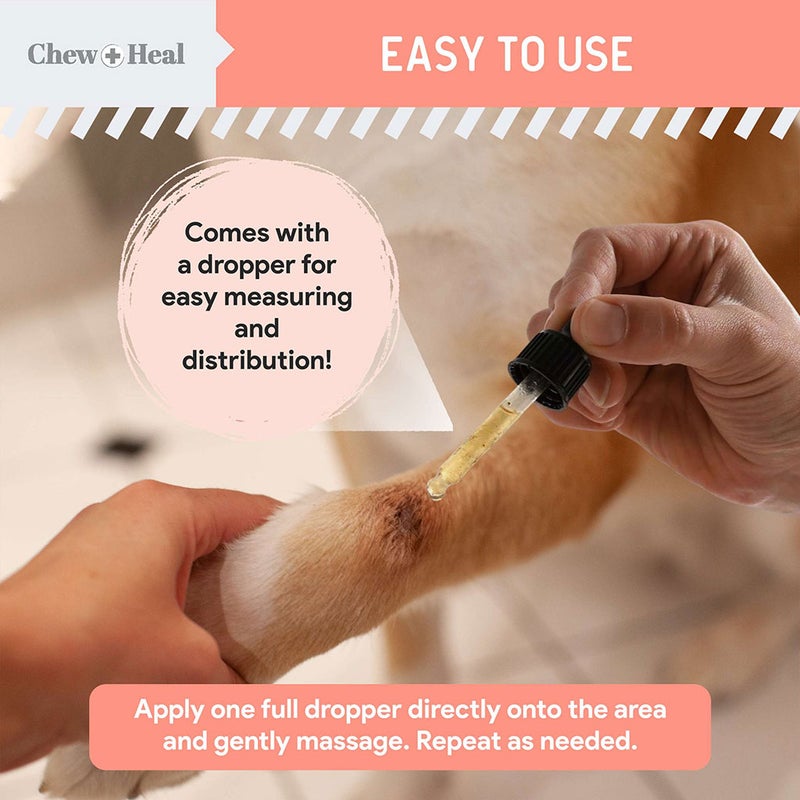 Chew + Heal Natural Hot Spot & Itching Relief Topical Liquid For Dogs 60ml