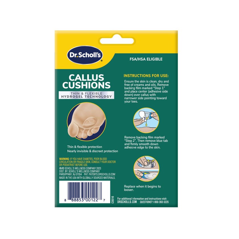 Dr.Scholl's Callus Cushions, Pack of 5's