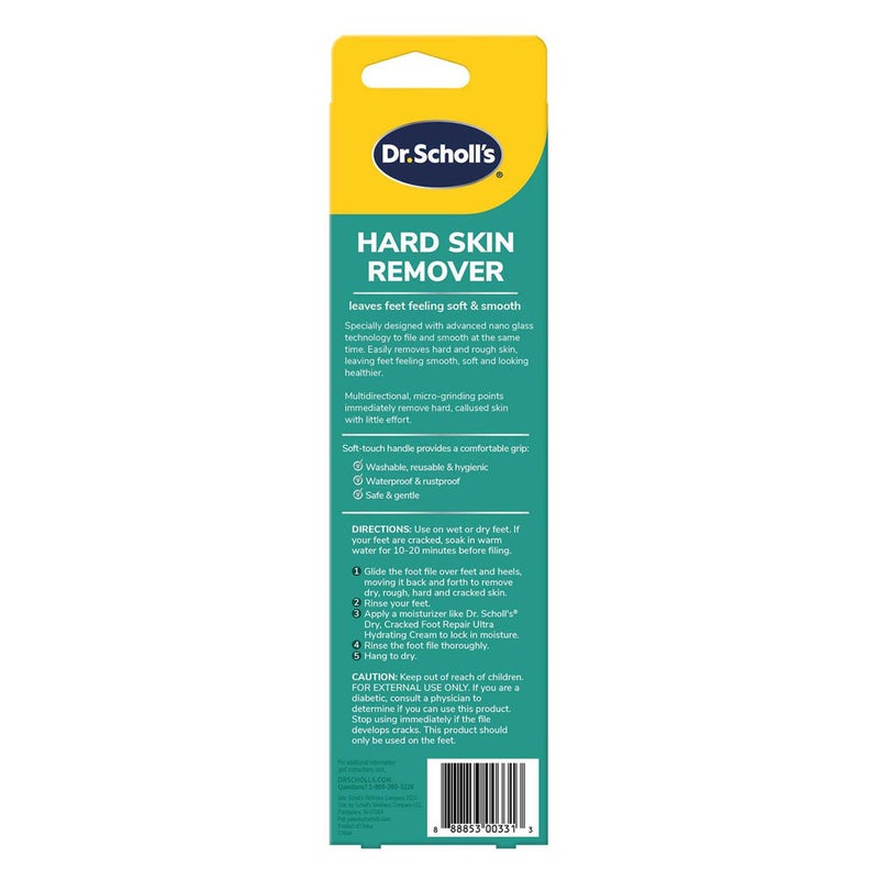 Dr.Scholl's Hard Skin Remover Nano Glass Foot File