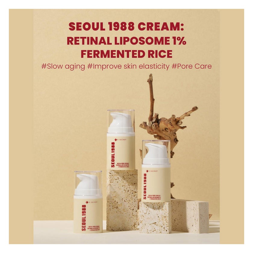 K-Secret Seoul 1988 Retinal Liposome 1% + Fermented Rice Cream 50ml