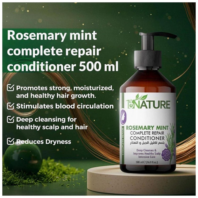 ByNature Rosemary Mint Complete Repair Conditioner 500ml