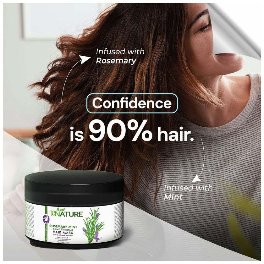 ByNature Rosemary Mint Complete Repair Hair Mask 300ml