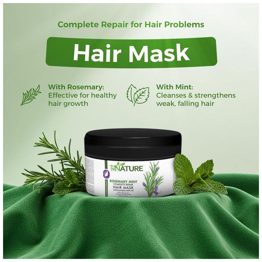 ByNature Rosemary Mint Complete Repair Hair Mask 300ml