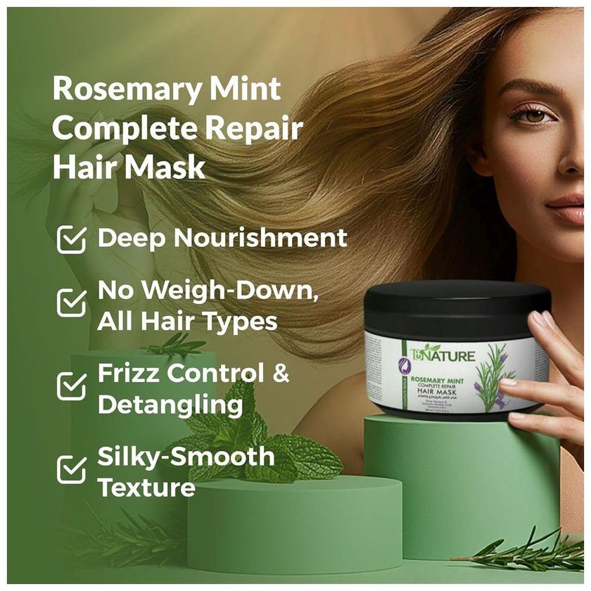 ByNature Rosemary Mint Complete Repair Hair Mask 300ml