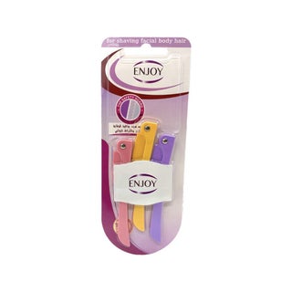 Enjoy Hair Removal Blades For Facial & Body Hair, Pack of 3's
