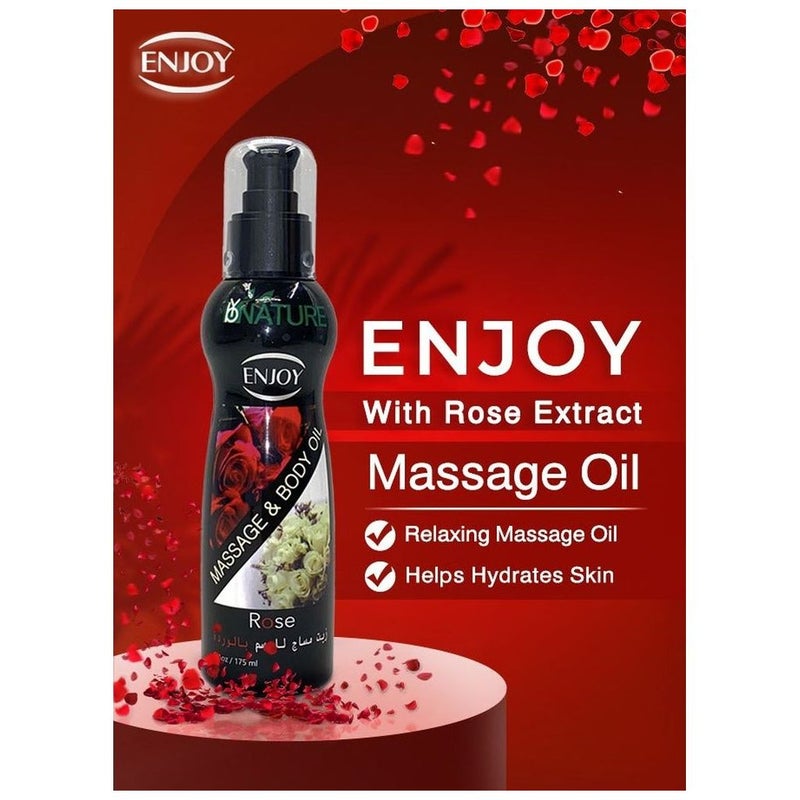 Enjoy Rose Massage & Body Oil 175ml