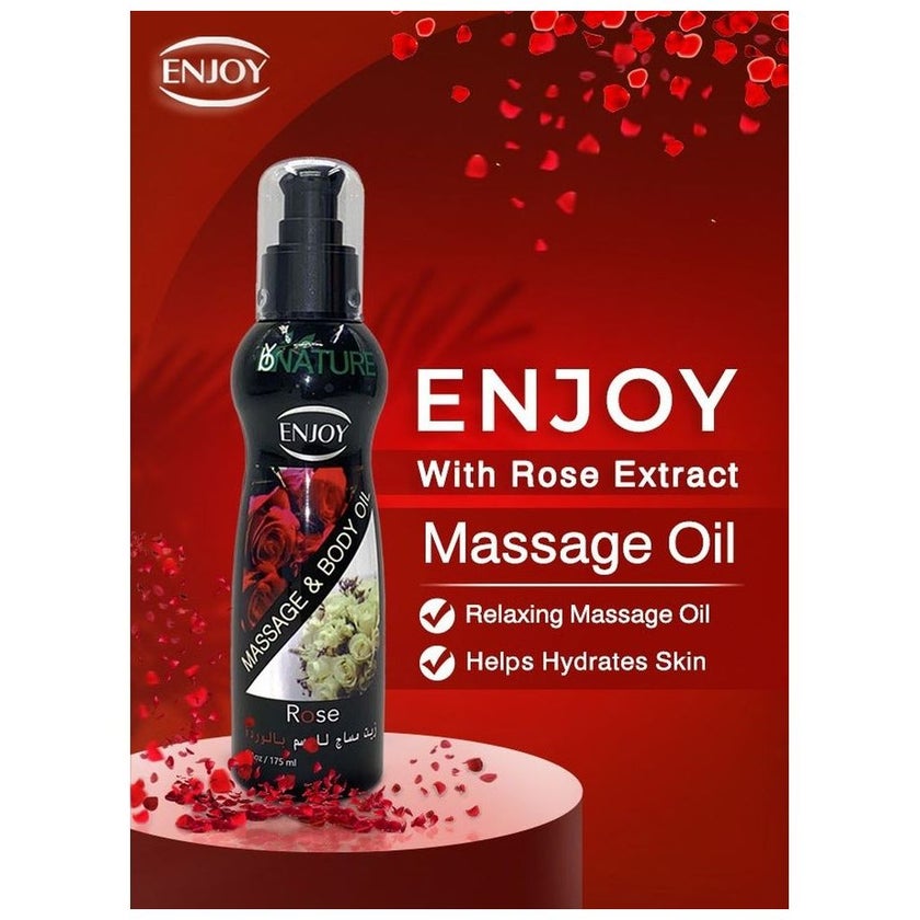 Enjoy Rose Massage & Body Oil 175ml