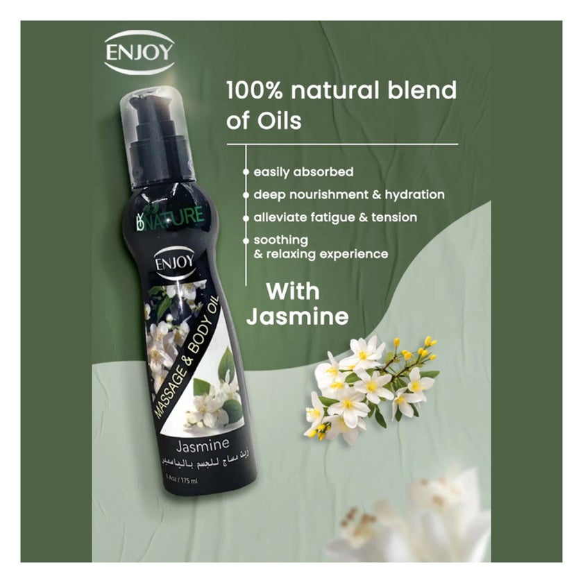 Enjoy Jasmine Massage & Body Oil 175ml