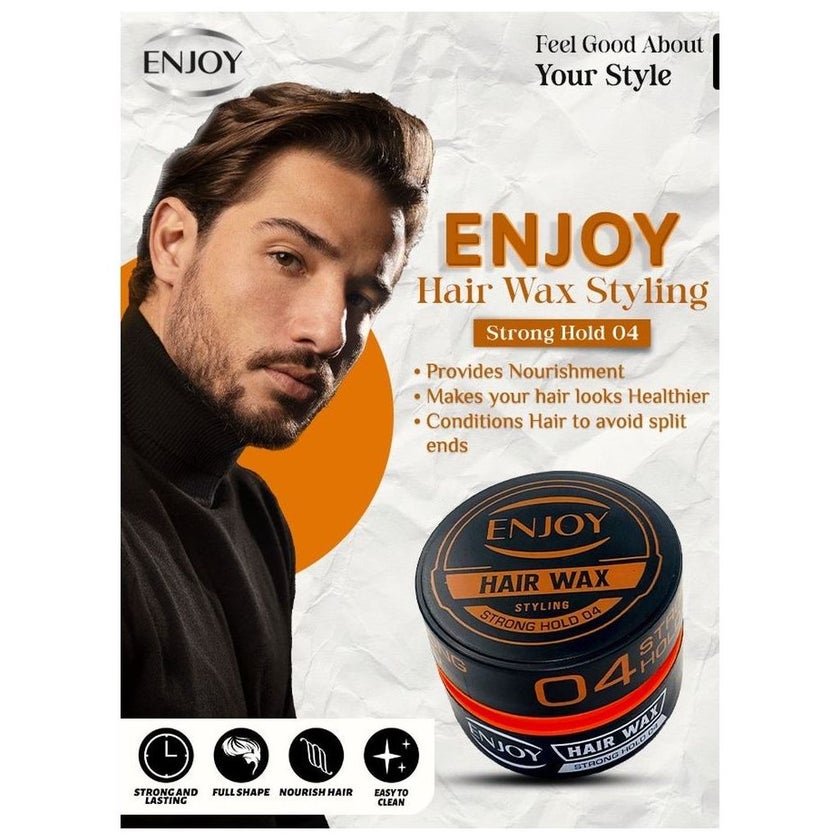 Enjoy Strong Hold 04 Hair Styling Wax 150ml