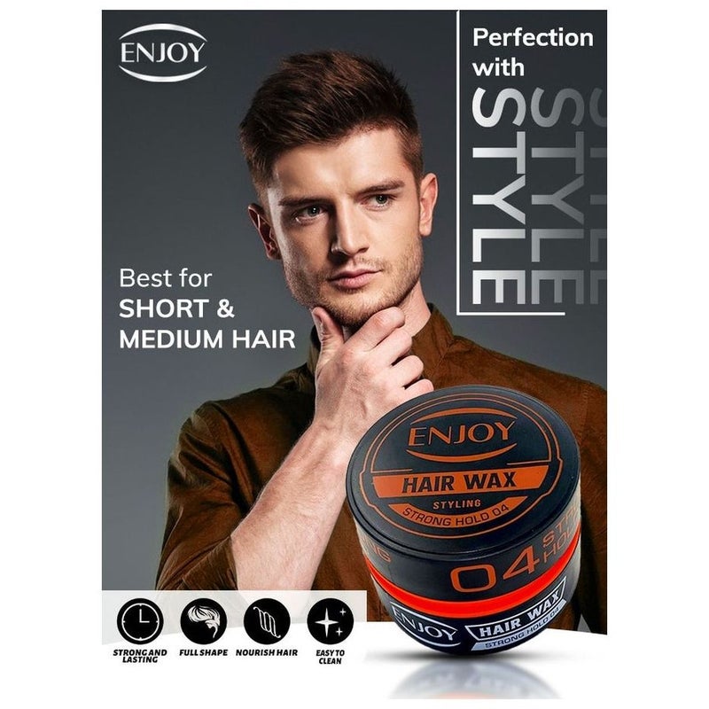 Enjoy Strong Hold 04 Hair Styling Wax 150ml