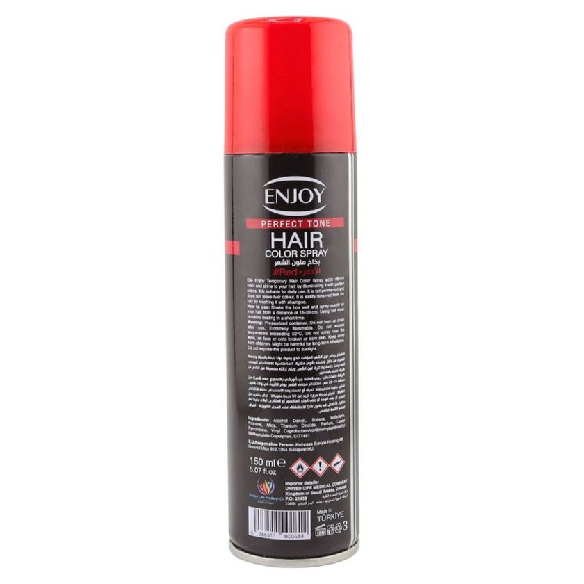 Enjoy Hair Color Spray 150ml - Red