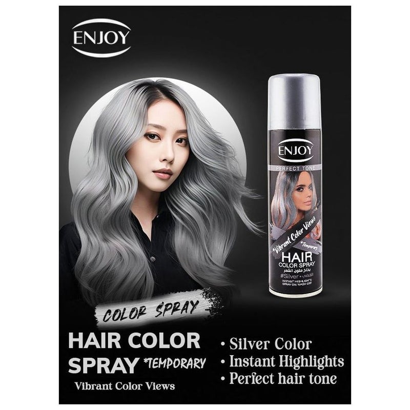 Enjoy Hair Color Spray 150ml - Silver