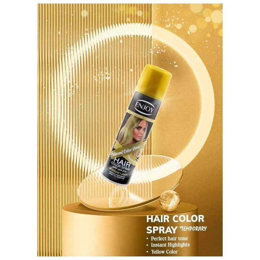 Enjoy Hair Color Spray 150ml - Yellow Color
