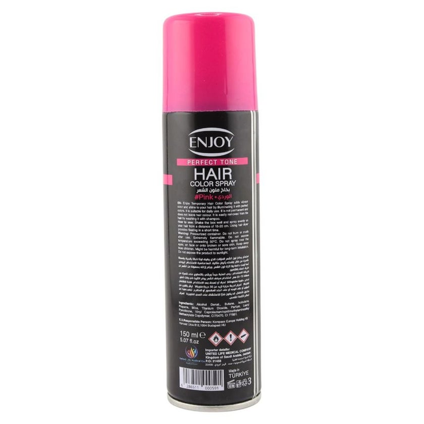 Enjoy Hair Color Spray 150ml - Pink Color
