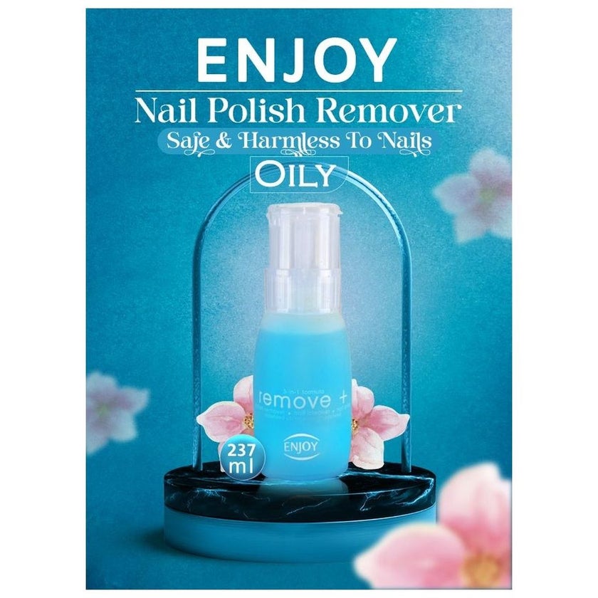Enjoy Remove+ Oily Nail Polish Remover 237ml
