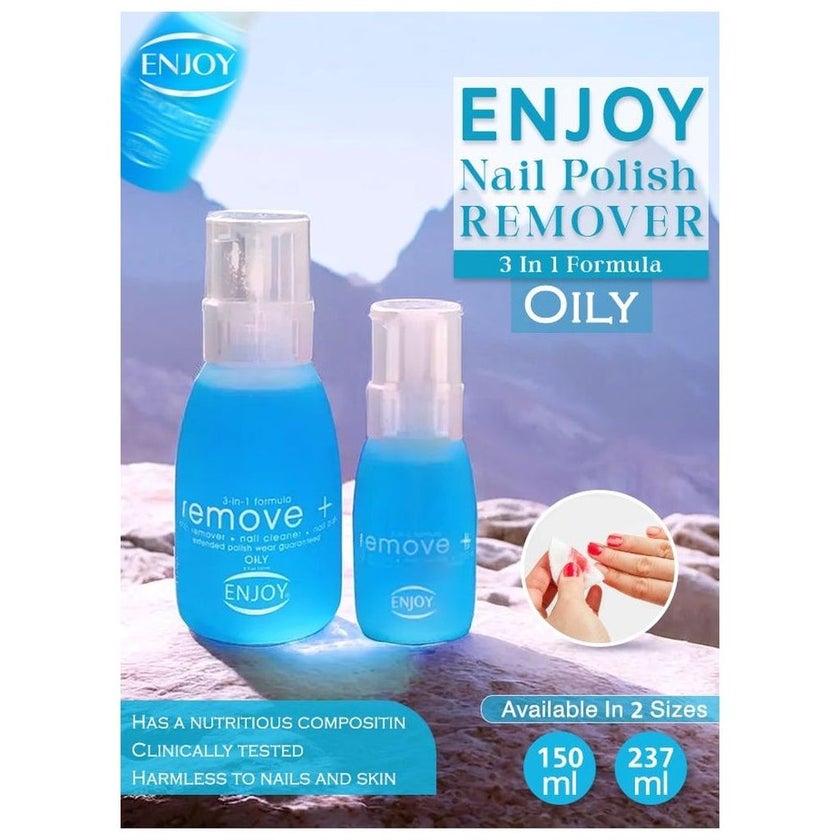 Enjoy Remove+ Oily Nail Polish Remover 237ml