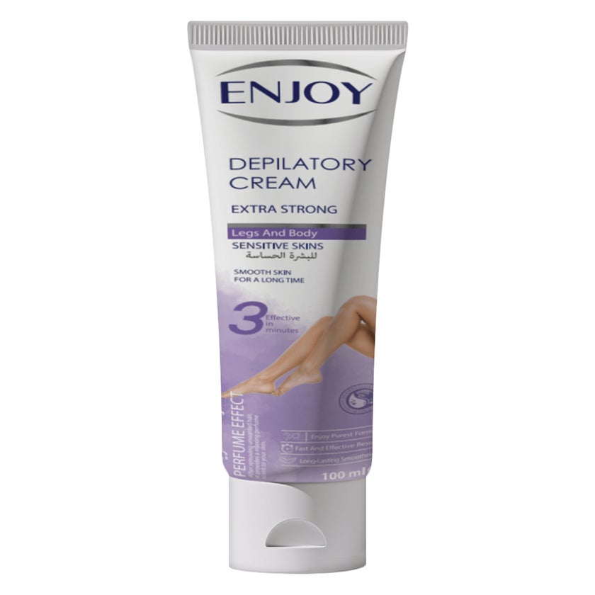 Enjoy Extra Strong Depilatory Cream For Sensitive Skin 100ml
