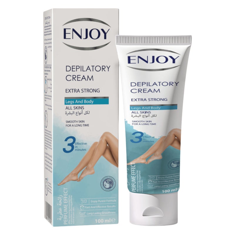 Enjoy Extra Strong Depilatory Cream For All Skin Types 100ml