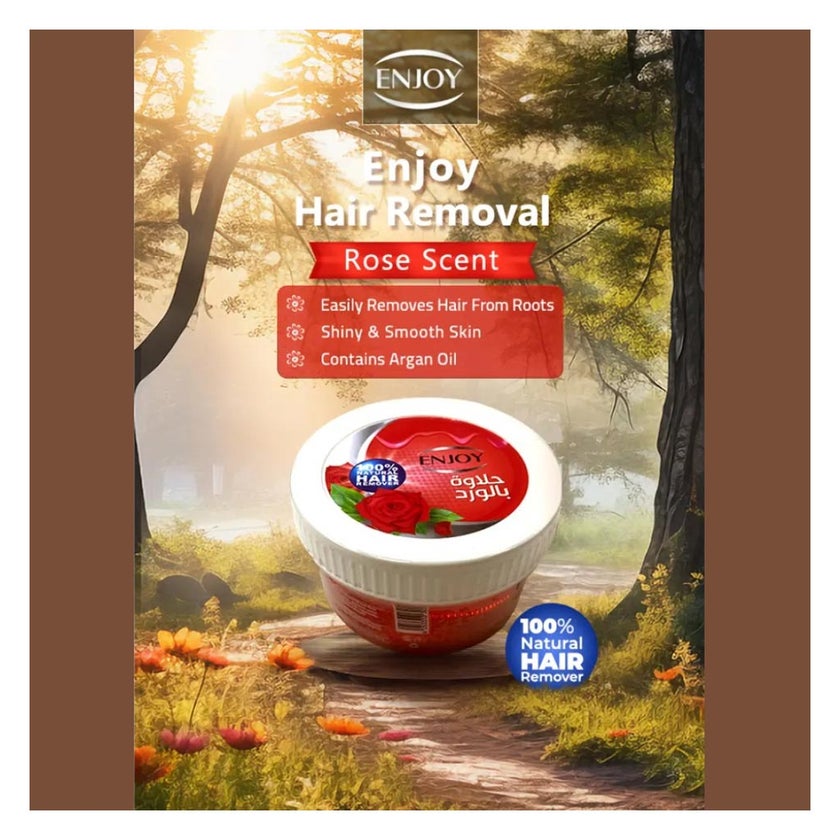 Enjoy Advanced Rose Hair Removal Wax 400g