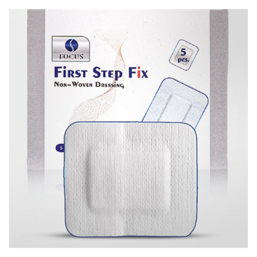 First Step Fix Non-Woven Wound Dressing Pads, 8 x 10cm, Pack of 5's
