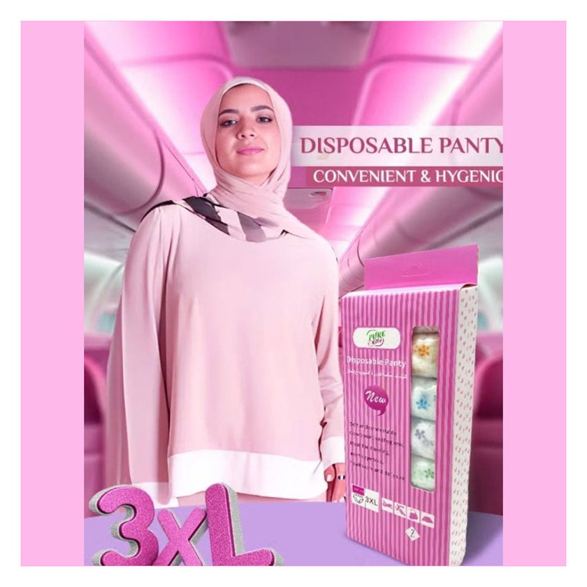 Pure Life Disposable Panty, Size 3XL, Pack of 7's