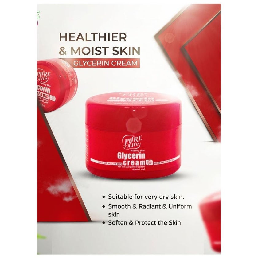Pure Life Glycerin Moisturizing Cream 300ml