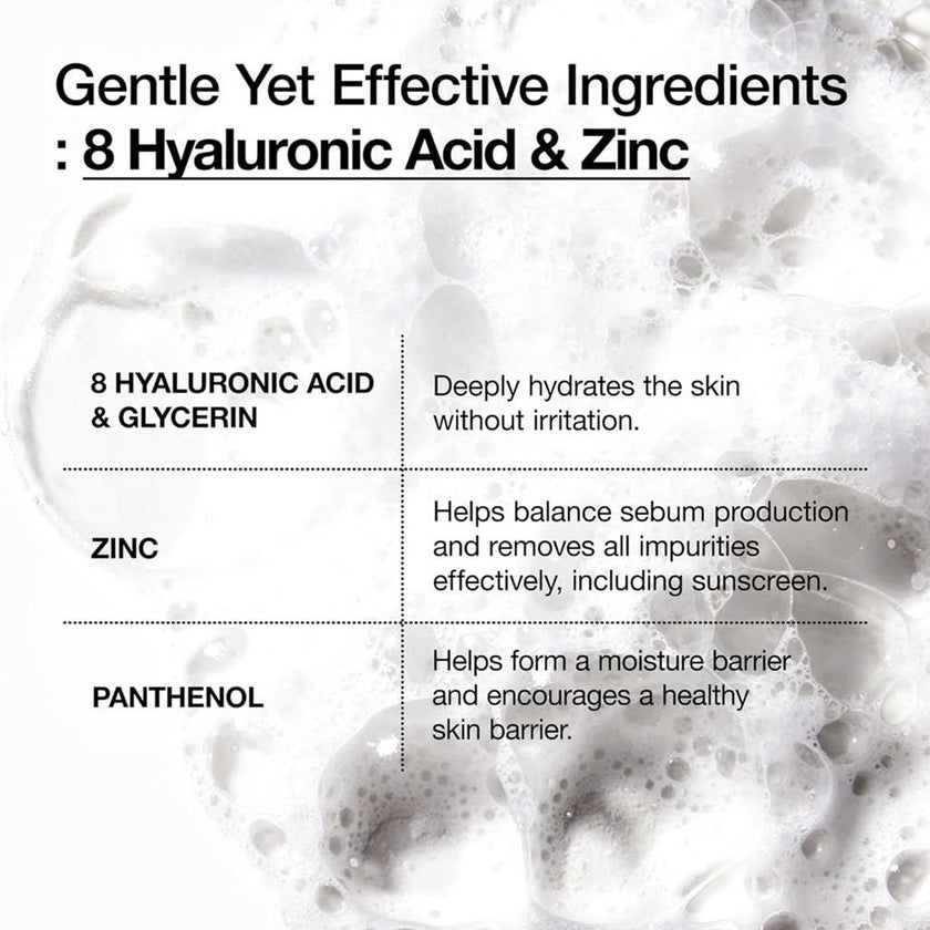 Anua 8 Hyaluronic Acid Hydrating Gentle Foaming Cleanser 150ml