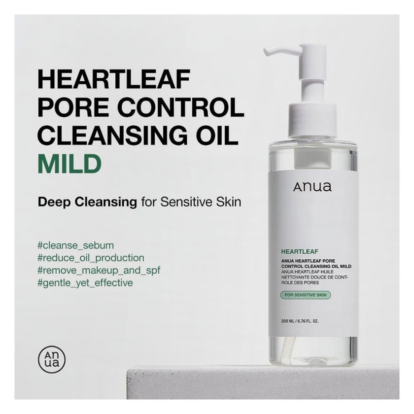 Anua Heartleaf Pore Control Mild Cleansing Oil 200ml