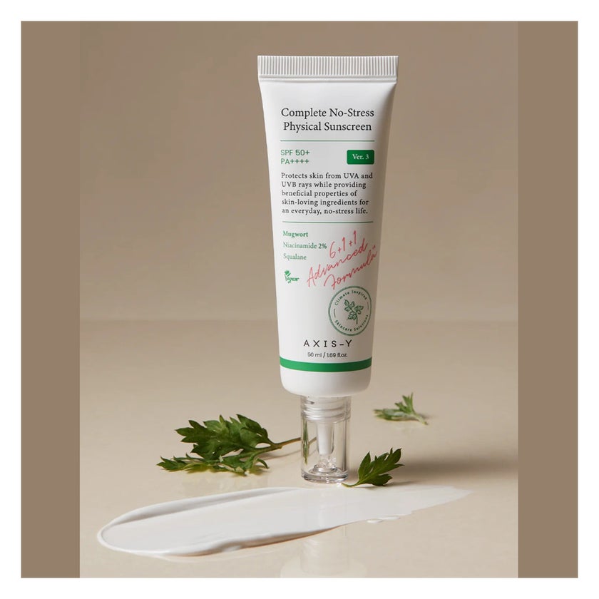 Axis-Y Complete No Stress SPF50+ PA++++ Physical Sunscreen 50ml