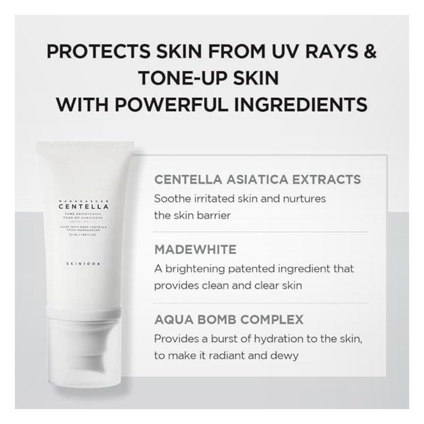 Skin1004 Madagascar Centella Tone Brightening SPF 50+ PA++++ Sunscreen 50ml