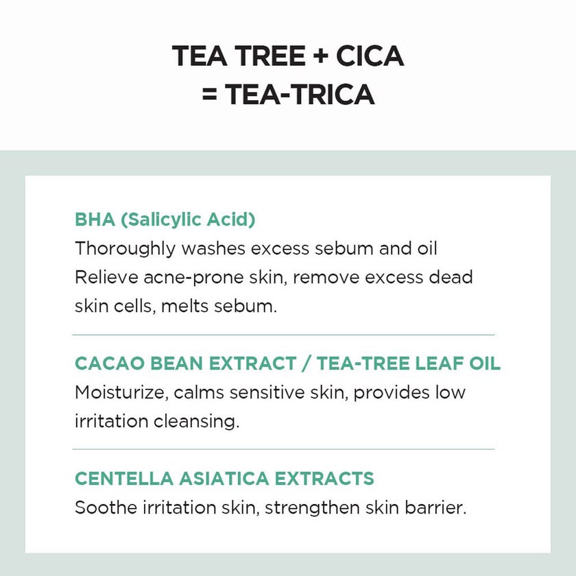 Skin1004 Madagascar Centella Tea-Trica BHA Cleansing Foam 125ml