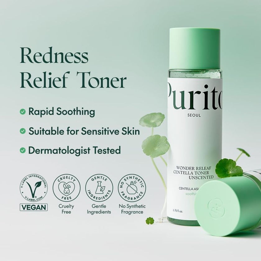 Purito Seoul Wonder Releaf Centella Unscented Face Toner 200ml
