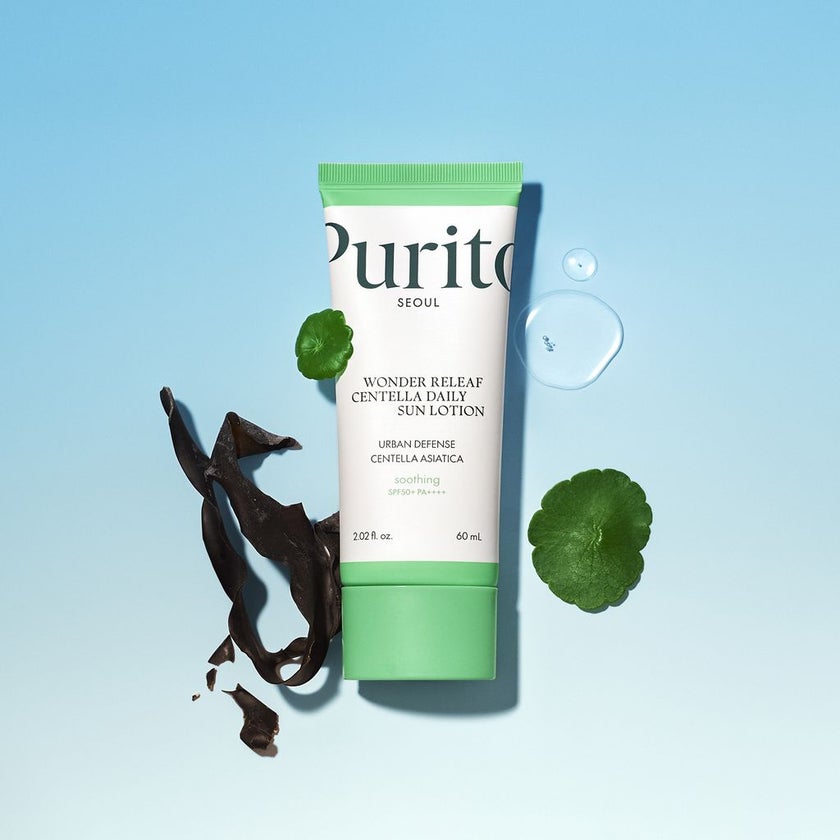 Purito Seoul Wonder Releaf Centella SPF50+ PA++++ Daily Sun Lotion 60ml