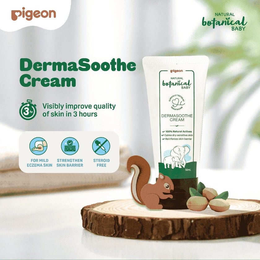 Pigeon Natural Botanical Baby Dermasoothe Cream 50ml