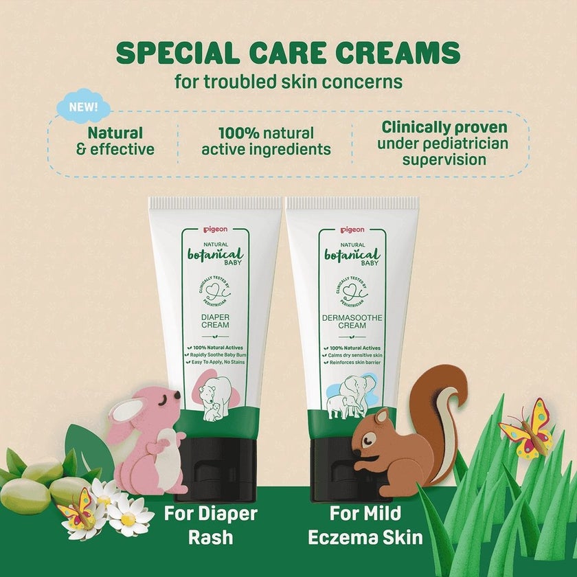 Pigeon Natural Botanical Baby Dermasoothe Cream 50ml