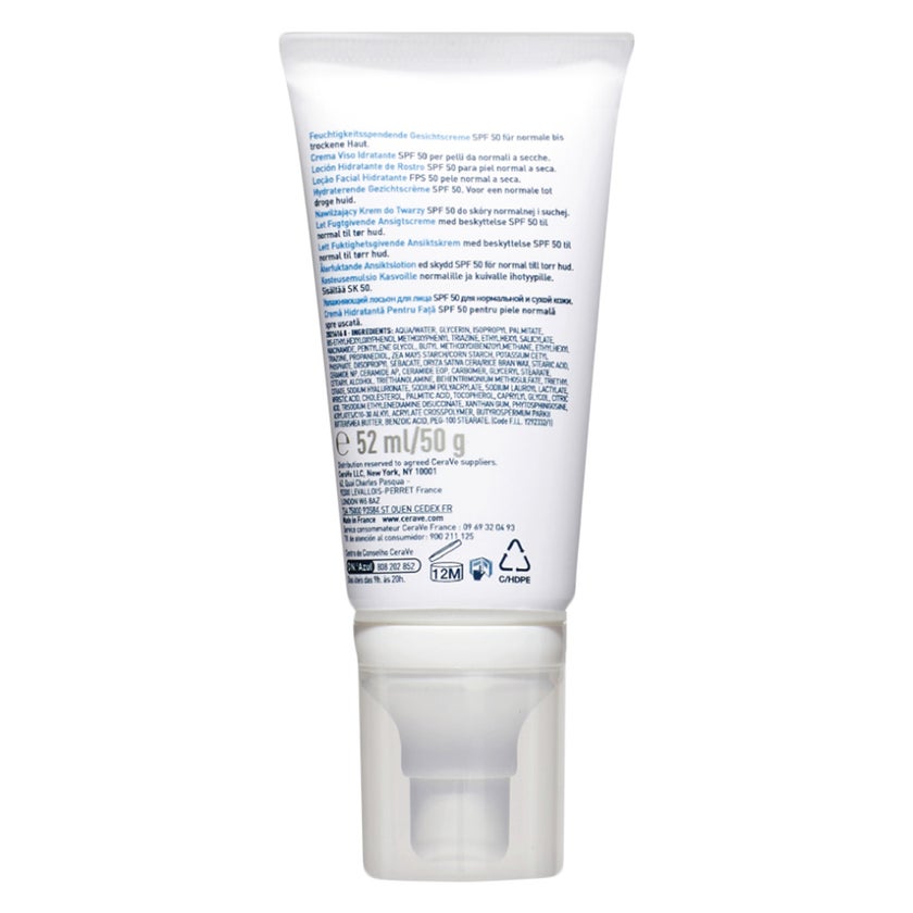 CeraVe AM SPF50 Facial Moisturizing Lotion 52ml