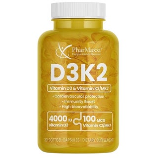 Pharmaxxi Vitamin D3 & K2 4000IU/100mcg Capsules, Pack of 30's