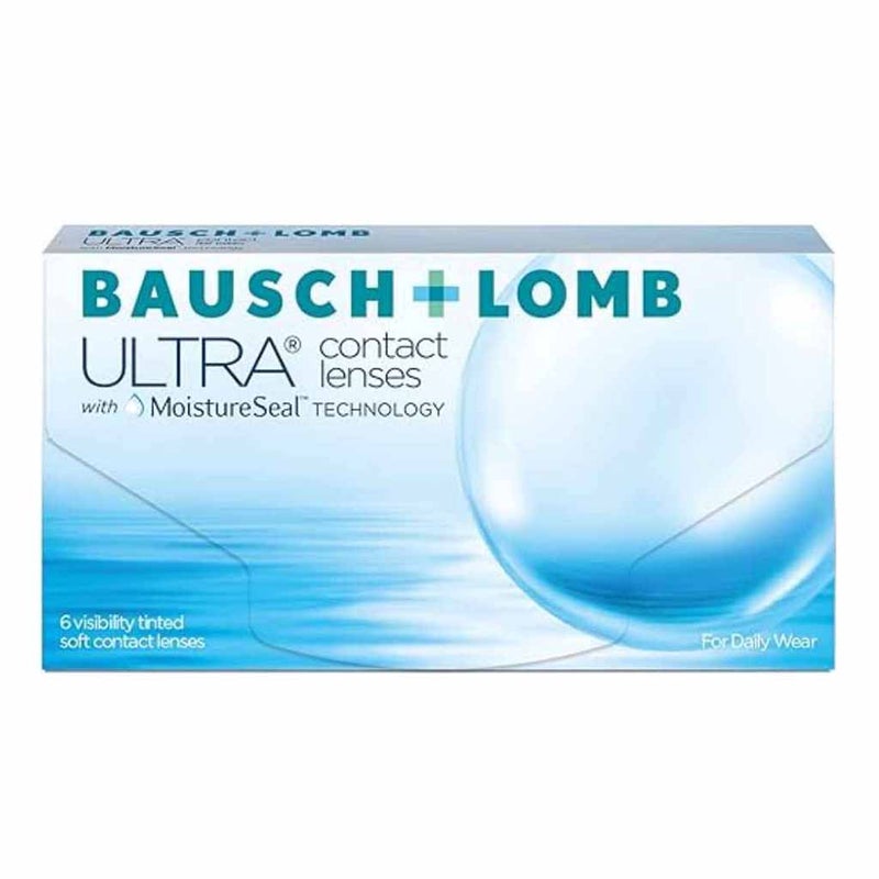 Ultra Monthly Clear Contact Lenses, Base Curve 8.5, Pack of 6’s