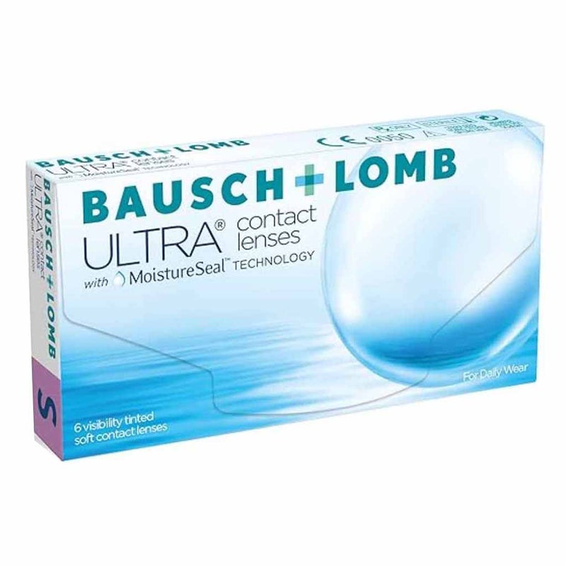 Ultra Monthly Clear Contact Lenses, Base Curve 8.5, Pack of 6’s