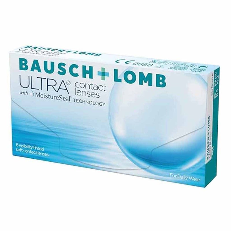 Ultra Monthly Clear Contact Lenses, Base Curve 8.5, Pack of 6’s