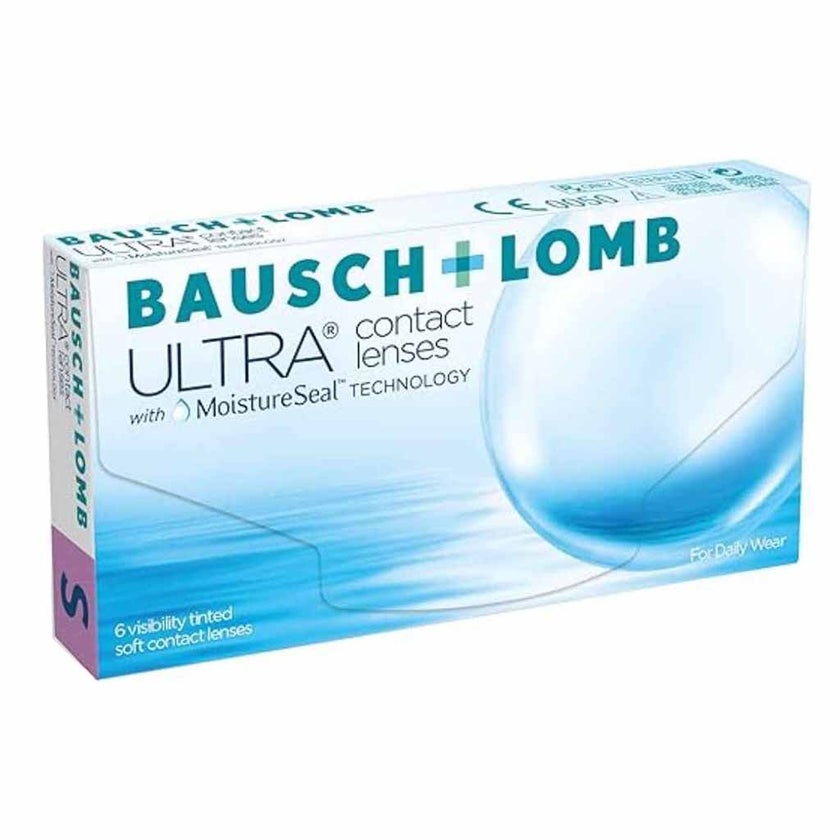 Ultra Monthly Clear Contact Lenses, Base Curve 8.5, Power -3.25, Pack of 6’s