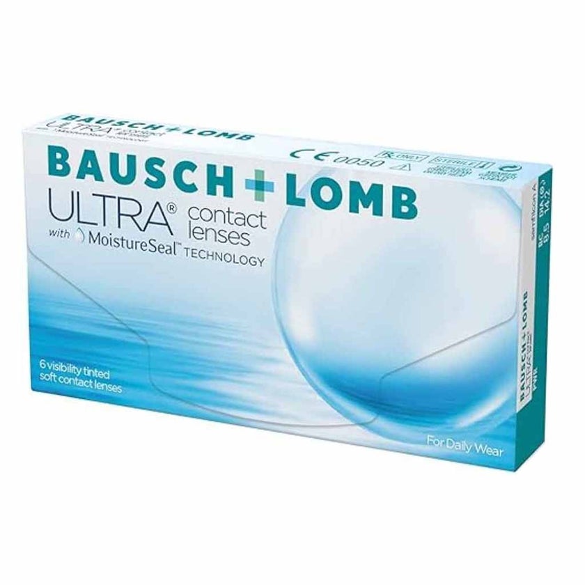 Ultra Monthly Clear Contact Lenses, Base Curve 8.5, Power -3.25, Pack of 6’s