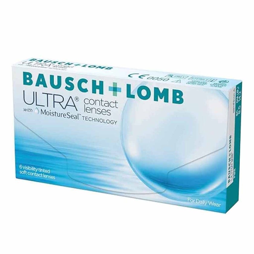 Ultra Monthly Clear Contact Lenses, Base Curve 8.5, Power -5.25, Pack of 6’s