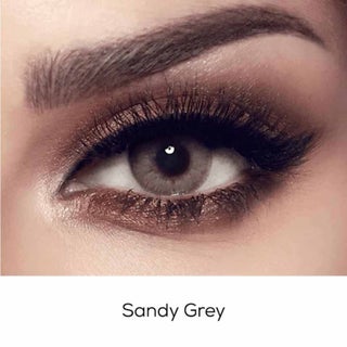 Bella Elite Sandy Gray Contact Lenses - Base Curve 8.6, Pack of 2’s