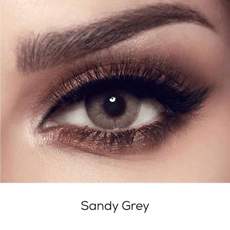 Bella Elite Sandy Gray Contact Lenses - Base Curve 8.6, Pack of 2’s