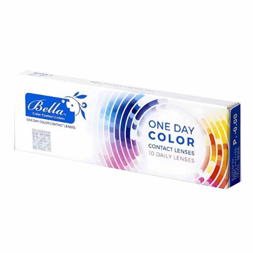 Bella One Day Contact Lenses, Base Curve 8.6, Hazel Honey Color, Pack of 10’s